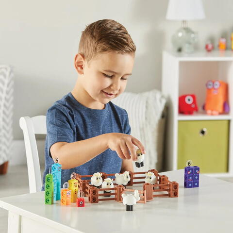 Hand2Mind MathLink®Cubes Numberblocks - Ferma oitelor