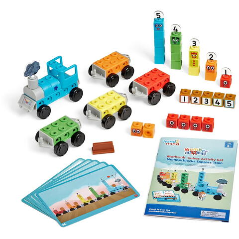 Hand2Mind MathLink®Cubes Numberblocks - Trenulet Express