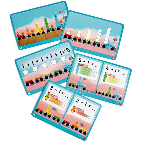 Hand2Mind MathLink®Cubes Numberblocks - Trenulet Express