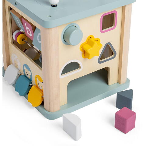 BIGJIGS Toys Centru de activitati 5 in 1 (pastel)