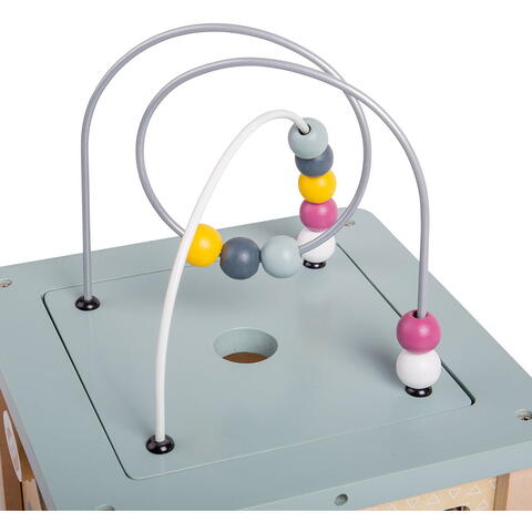 BIGJIGS Toys Centru de activitati 5 in 1 (pastel)