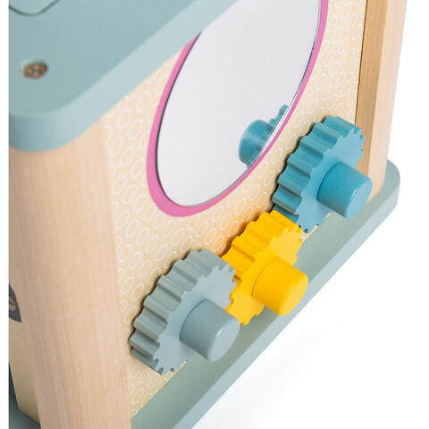 BIGJIGS Toys Centru de activitati 5 in 1 (pastel)