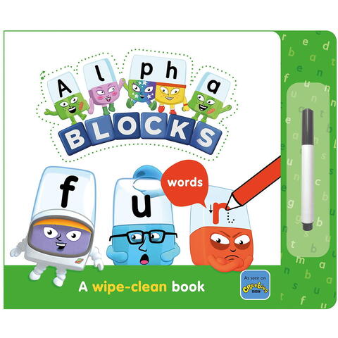 Carticica Scriu si sterg Alphablocks - Primele cuvinte - RESIGILAT