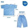 BIGJIGS Toys Set costum si accesorii doctor pentru copii