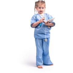 Set costum si accesorii doctor pentru copii