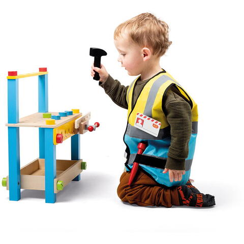 BIGJIGS Toys Set costum si accesorii constructor pentru copii