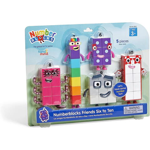 Hand2Mind Set figurine Numberblocks - De la Sase la Zece - RESIGILAT