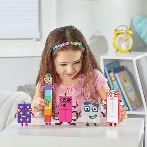 Hand2Mind Set figurine Numberblocks - De la Sase la Zece - RESIGILAT