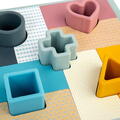 BIGJIGS Toys Joc 2 in 1 mozaic (pastel)