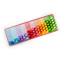 BIGJIGS Toys Set betisoare din lemn pentru numarat - Curcubeu