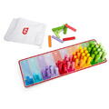 BIGJIGS Toys Set betisoare din lemn pentru numarat - Curcubeu