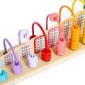 BIGJIGS Toys Numaratoare din lemn - Adunari si scaderi