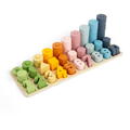 BIGJIGS Toys Numaratoare cu discuri si forme geometrice