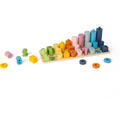 BIGJIGS Toys Numaratoare cu discuri si forme geometrice