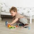 BIGJIGS Toys Numaratoare cu discuri si forme geometrice