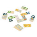 BIGJIGS Toys Domino din lemn - Animalute din padure (pastel)