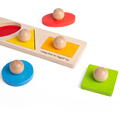 BIGJIGS Toys Tablita din lemn - Potriveste formele
