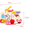 BIGJIGS Toys Joc de sortare - Camionul animalutelor