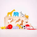 BIGJIGS Toys Joc de sortare - Camionul animalutelor