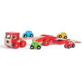BIGJIGS Toys Camion cu platforma pentru masinute
