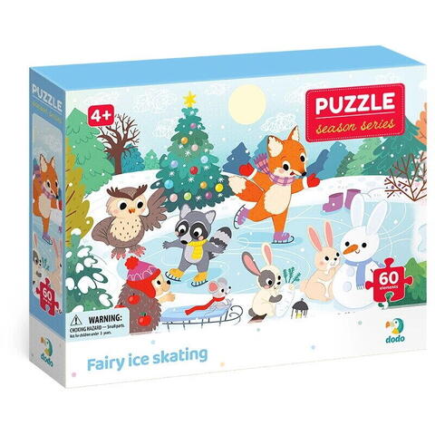 Dodo Puzzle - La patinoar (60 piese) - RESIGILAT