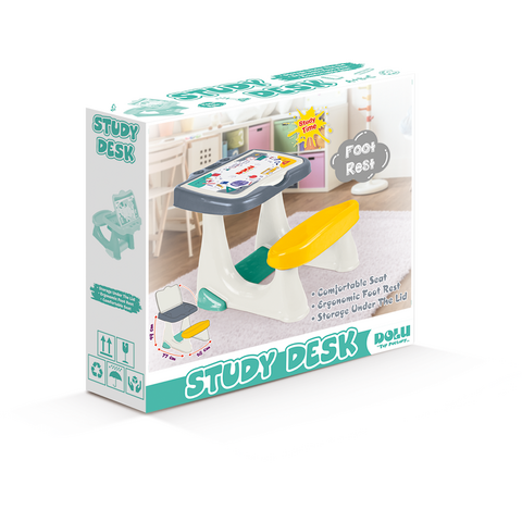DOLU Masuta de studiu si desen cu scaun pastel