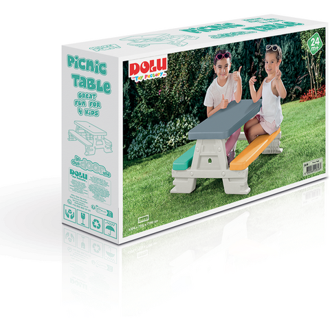 DOLU Masuta de picnic pentru copii pastel