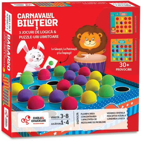 Chalk and Chuckles Joc de logica - Carnavalul Bilutelor