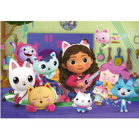 Dino Puzzle - Gabby si ora de muzica  (100 piese XL )