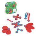 Clixo® joc magnetic de construit - Itsy Flamingo & Turcoaz (18 piese)