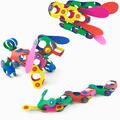 Clixo® joc magnetic de construit - Curcubeu (42 piese)