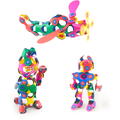 Clixo® joc magnetic de construit - Super Curcubeu (60 piese)