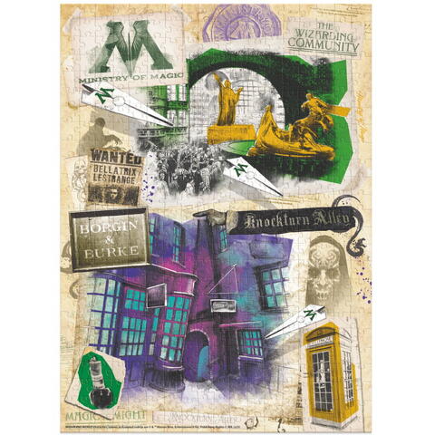 Dodo Puzzle Harry Potter - Ministerul Magiei & Aleea Nocturn (450 piese)