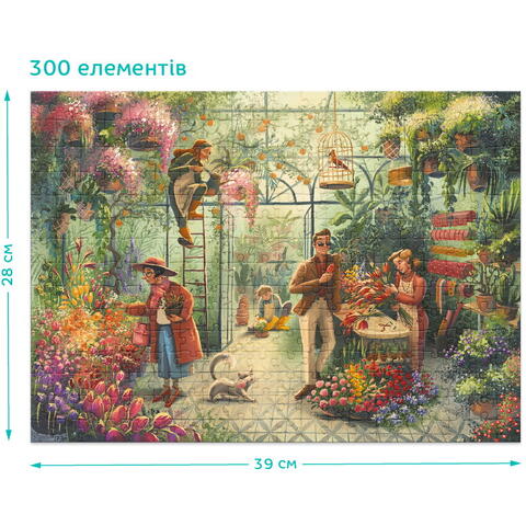 Dodo Puzzle - Floraria (300 piese)