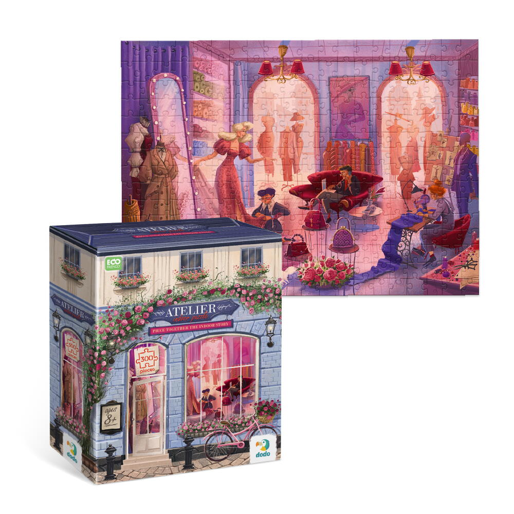 JOCURI - Puzzle - Atelierul de moda (300 piese)