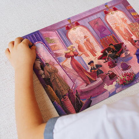 Dodo Puzzle - Atelierul de moda (300 piese)