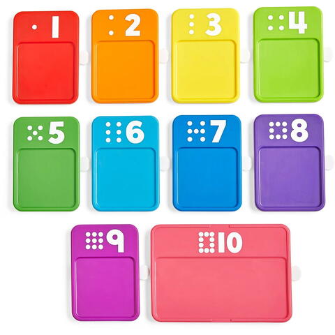 Hand2Mind Tablite senzoriale - Numere