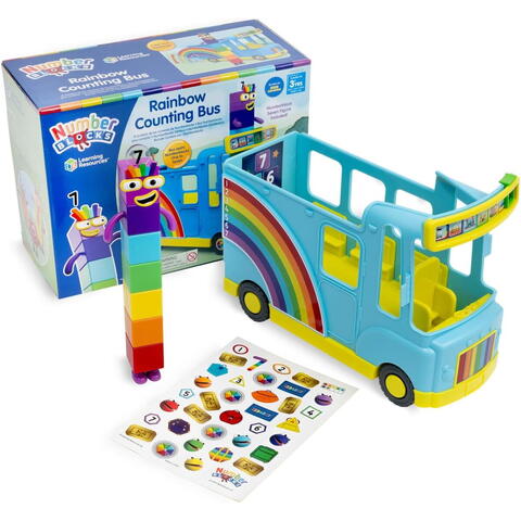 Hand2Mind Joc de rol  - Numberblocks® si autobuzul curcubeu