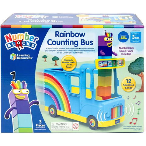 Hand2Mind Joc de rol  - Numberblocks® si autobuzul curcubeu