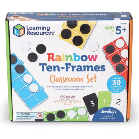 Learning Resources Set matematic baza 10 - Curcubeu