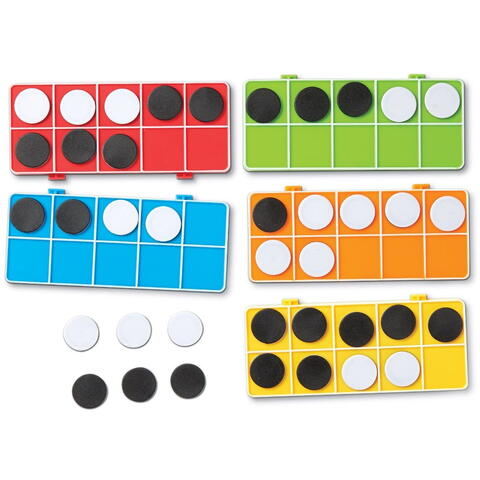 Learning Resources Set matematic baza 10 - Curcubeu