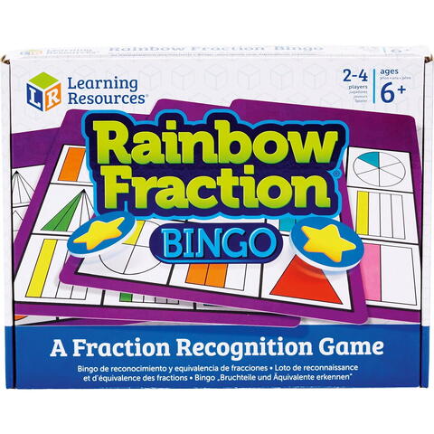 Learning Resources Joc bingo - Curcubeul fractiilor