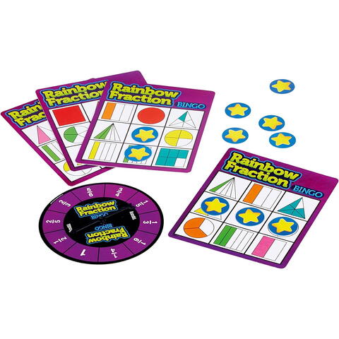 Learning Resources Joc bingo - Curcubeul fractiilor