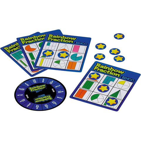 Learning Resources Joc bingo - Curcubeul fractiilor