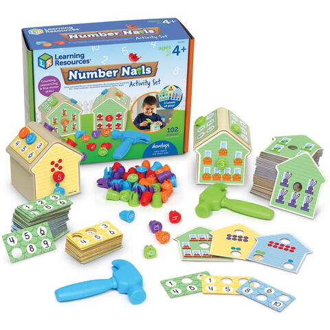 Learning Resources Joc matematic - Construim casute