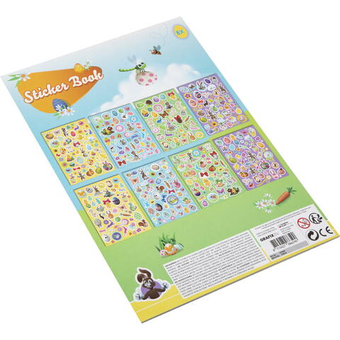 Grafix Carte cu abtibilduri - Paste vesel