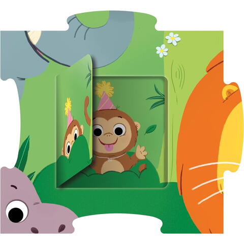 Galt Puzzle deschide ferestrele - Jungla ( 20 piese)