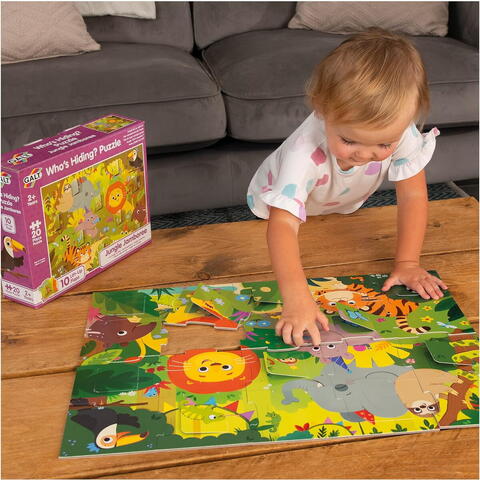Galt Puzzle deschide ferestrele - Jungla ( 20 piese)