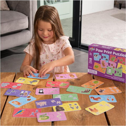 Galt Puzzle de asociere - animalutele si urmele lor