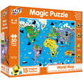 Galt Magic Puzzle - Harta lumii ( 50 piese)